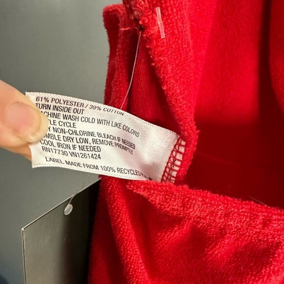 Wild Fable Red Terry Cloth Jumpsuit NWT Size XXL - Picture 9 of 12